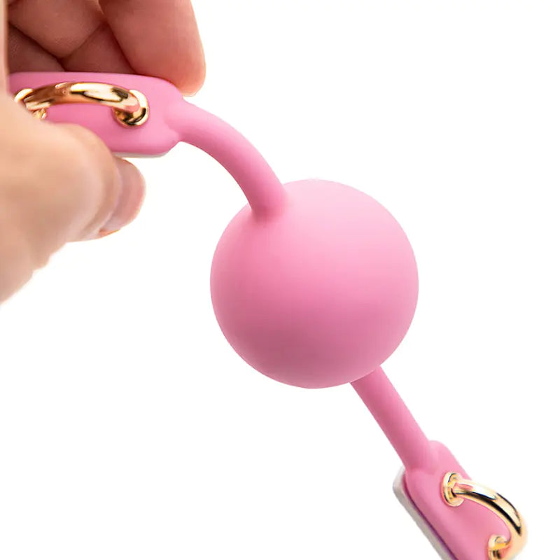 Soft Silicone Ball Gag Oral Fixation Bondage Mouth