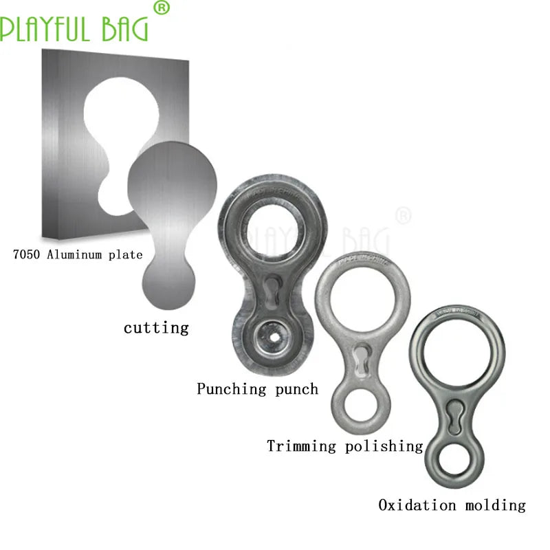 35KN outdoor climbing 8 ring