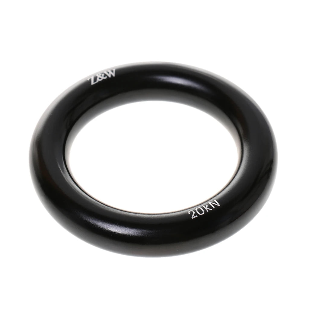 22KN / 4500lbs Rock Climbing Rappel O Ring Bail