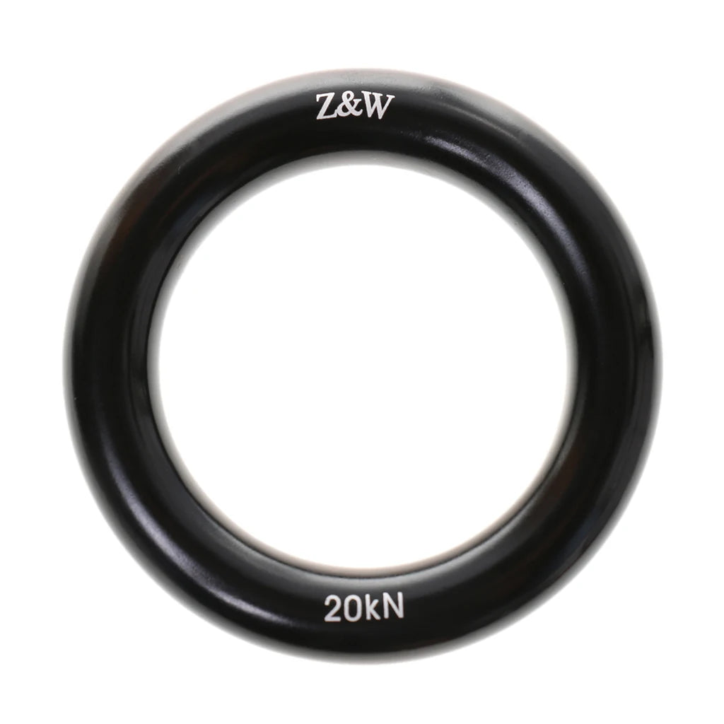 22KN / 4500lbs Rock Climbing Rappel O Ring Bail