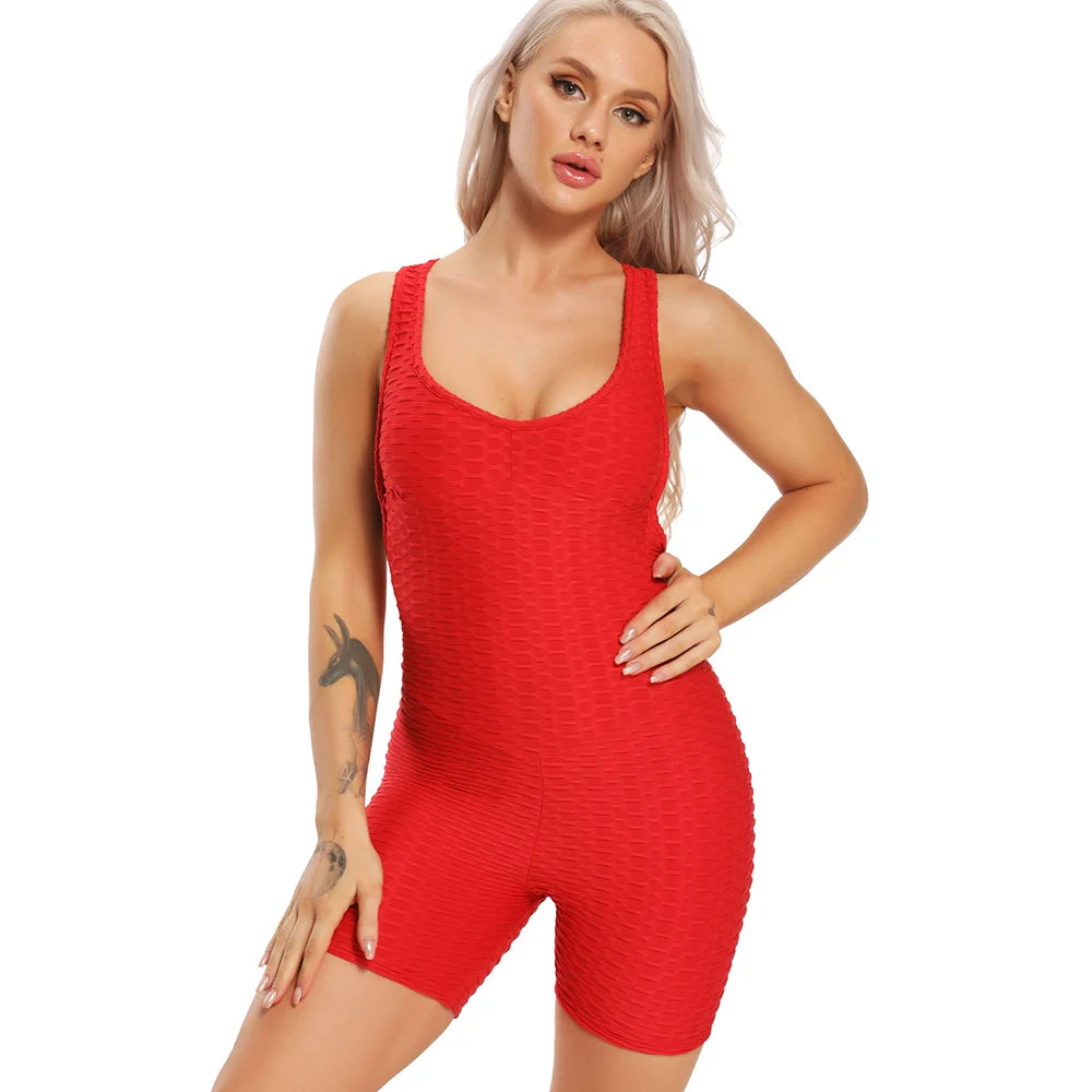 Backless Halter Across Playsuit Sexy Bodysuit