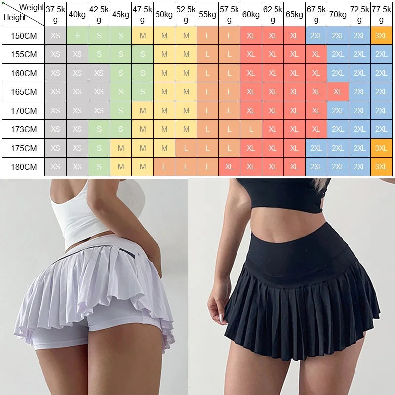 Cloud Hide Quick Dry Sports Skirt Gym Dancing Tennis Skirts