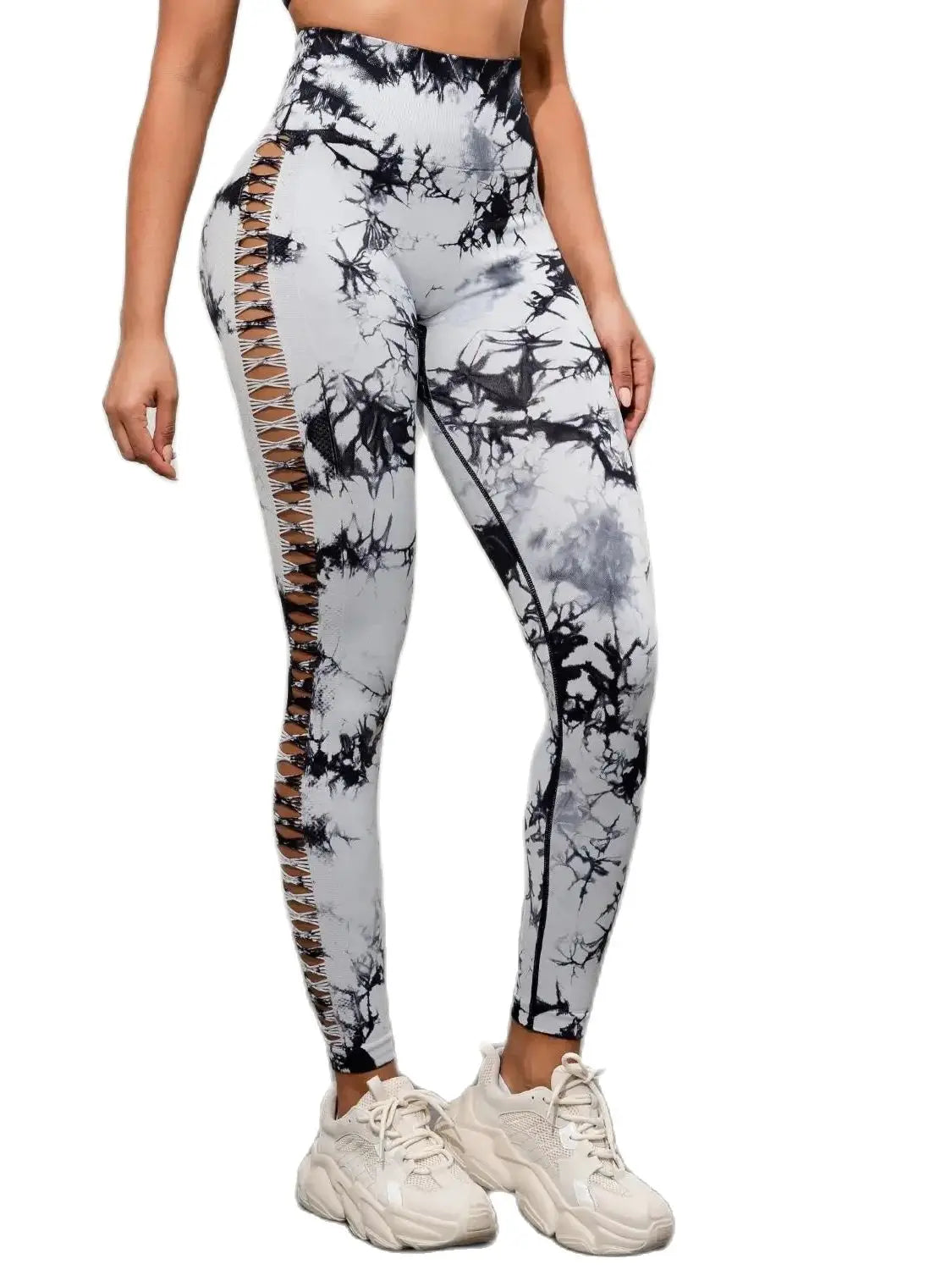 CHRLEISURE Tie Dye Yoga Pants