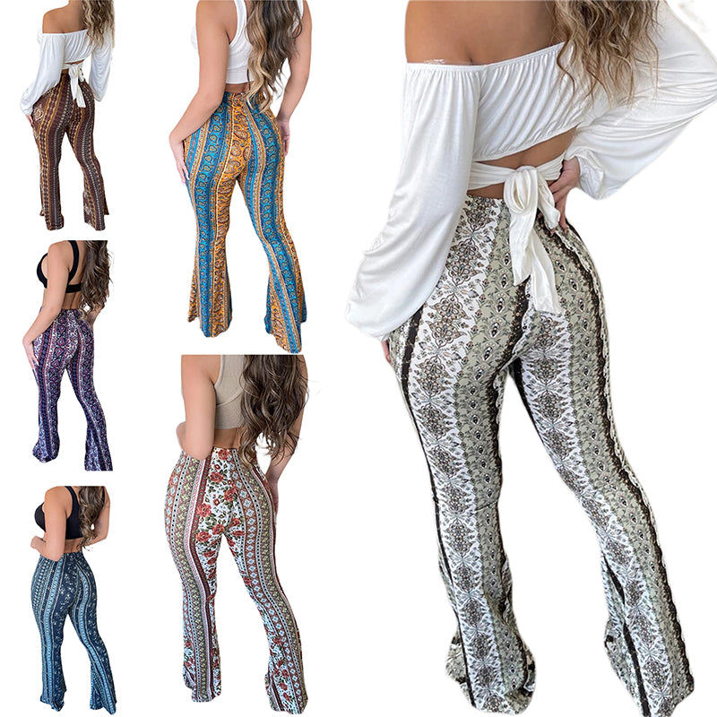 Frauen Boho Flare Pants